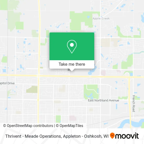 Thrivent - Meade Operations map