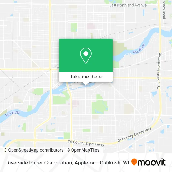 Riverside Paper Corporation map