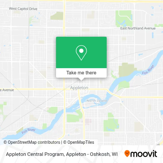 Mapa de Appleton Central Program