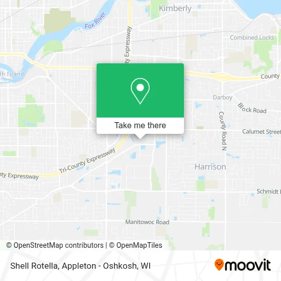 Shell Rotella map