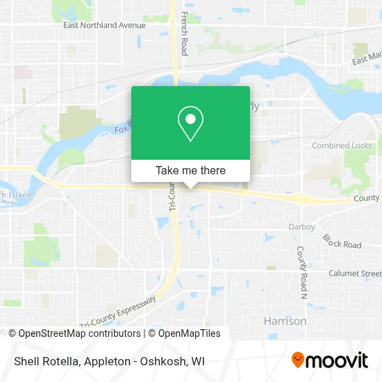 Shell Rotella map