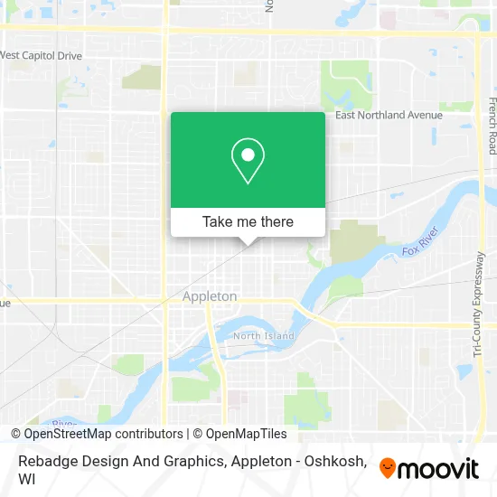 Rebadge Design And Graphics map