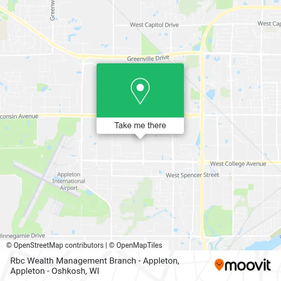 Rbc Wealth Management Branch - Appleton map