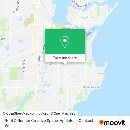 Root & Runner Creative Space map