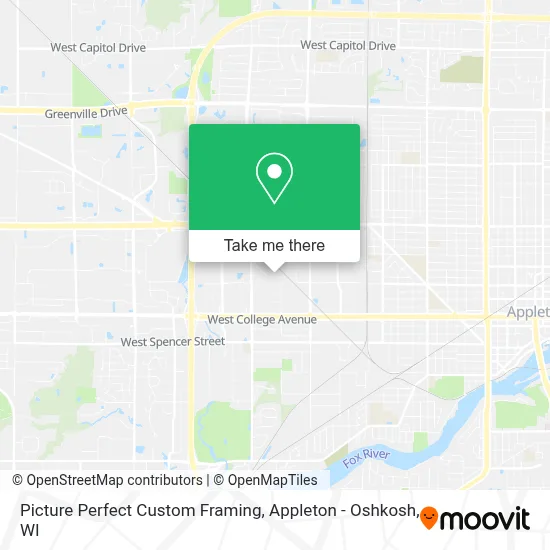 Picture Perfect Custom Framing map