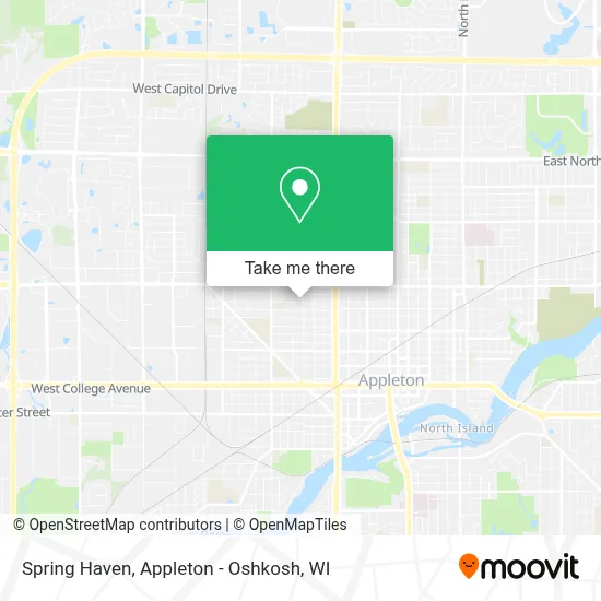 Spring Haven map