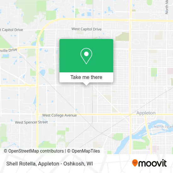 Shell Rotella map