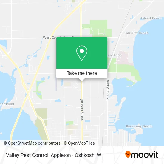 Valley Pest Control map