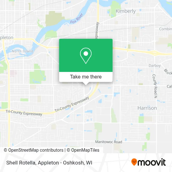 Shell Rotella map