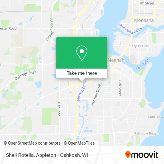 Shell Rotella map