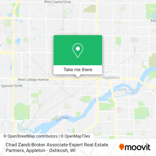 Chad Zandi-Broker Associate-Expert Real Estate Partners map