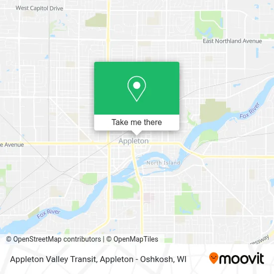 Appleton Valley Transit map