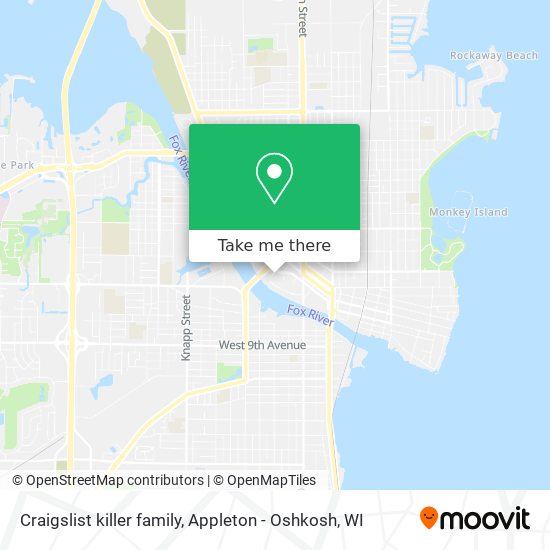 Mapa de Craigslist killer family