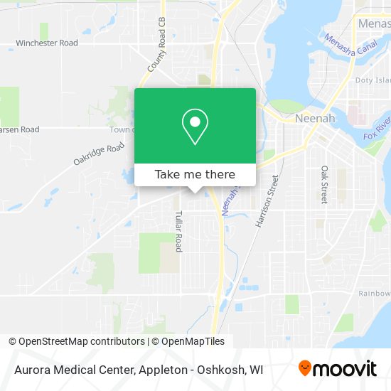 Mapa de Aurora Medical Center