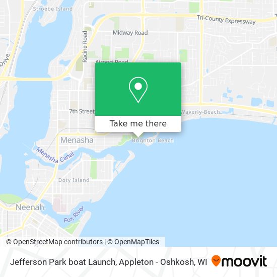 Mapa de Jefferson Park boat Launch