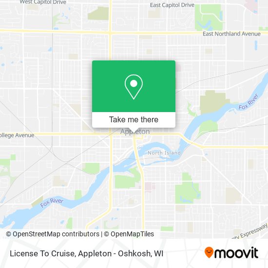 License To Cruise map