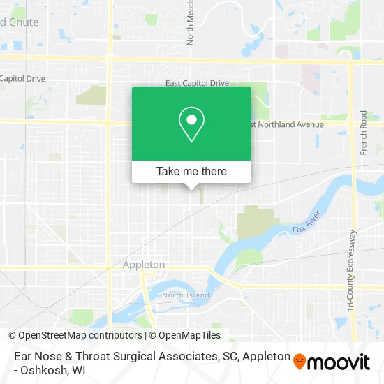 Ear Nose & Throat Surgical Associates, SC map