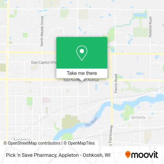 Pick 'n Save Pharmacy map