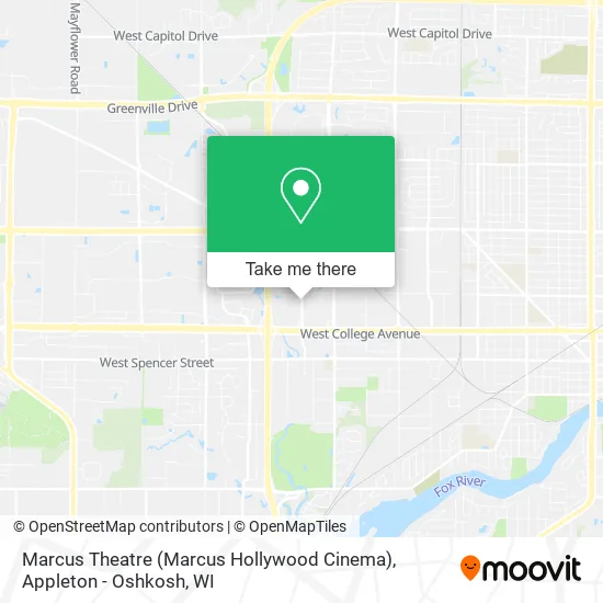 Marcus Theatre (Marcus Hollywood Cinema) map