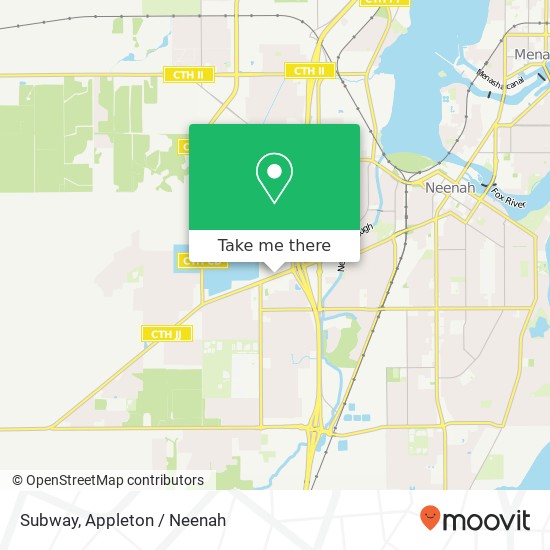 Subway, 1155 W Winneconne Ave Neenah, WI 54956 map