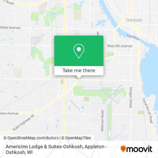 AmericInn Lodge & Suites-Oshkosh map