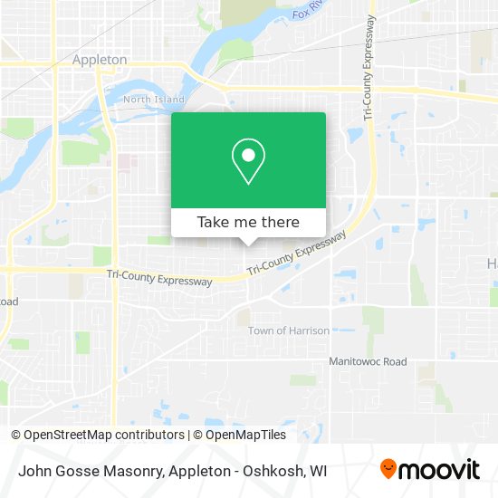 John Gosse Masonry map