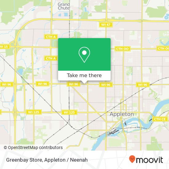 Greenbay Store map