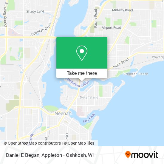 Daniel E Began map