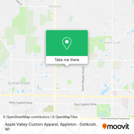 Mapa de Apple Valley Custom Apparel