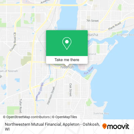 Mapa de Northwestern Mutual Financial