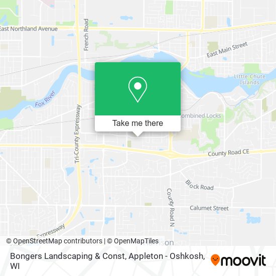 Mapa de Bongers Landscaping & Const