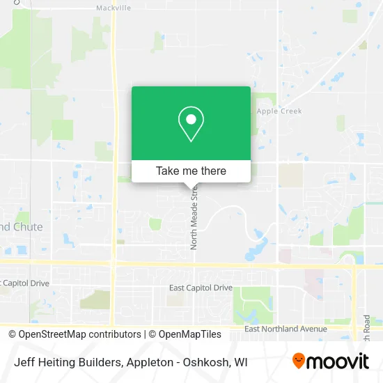 Mapa de Jeff Heiting Builders