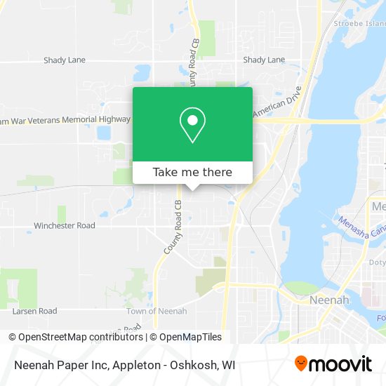 Neenah Paper Inc map