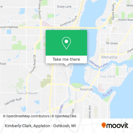 Kimberly-Clark map