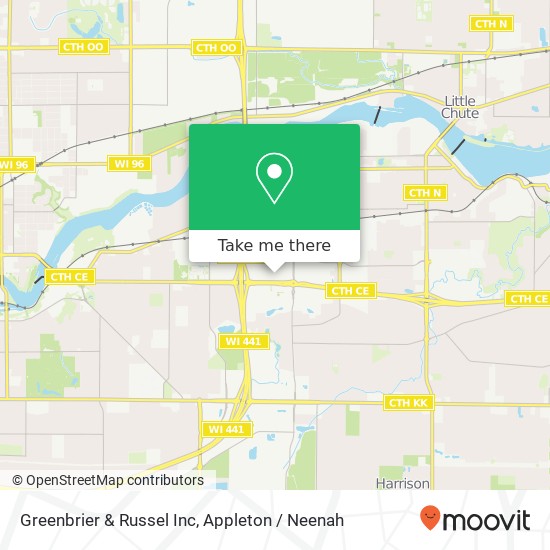 Greenbrier & Russel Inc map