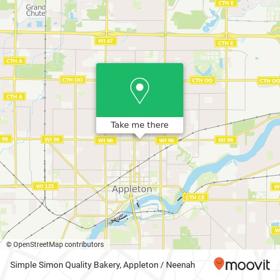 Simple Simon Quality Bakery, 218 E Wisconsin Ave Appleton, WI 54911 map