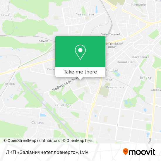 ЛКП «Залізничнетеплоенерго» map