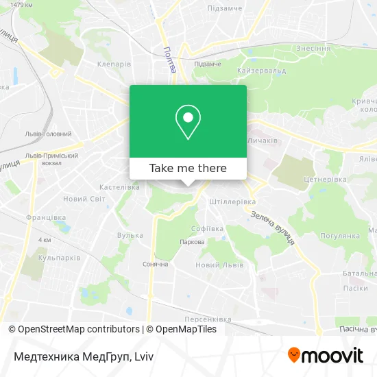 Карта Медтехника МедГруп