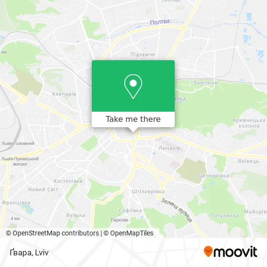 Ґвара map