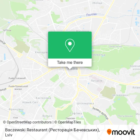 Карта Baczewski Restaurant (Ресторація Бачевських)