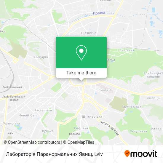 Карта Лабораторія Паранормальних Явищ