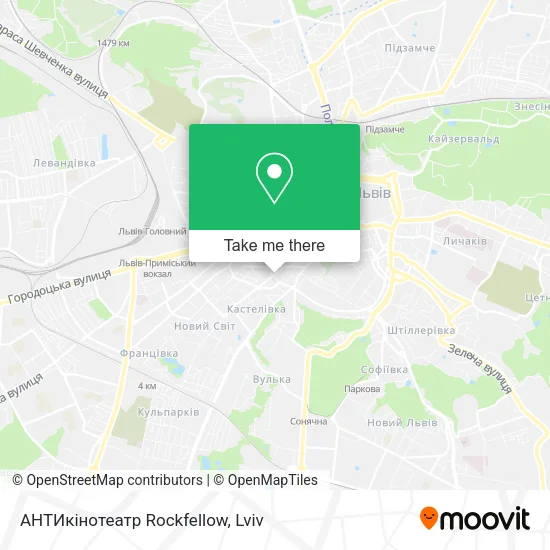 АНТИкінотеатр Rockfellow map