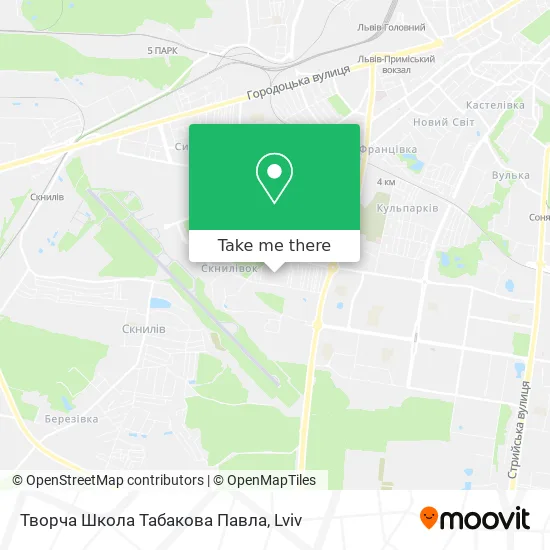 Творча Школа Табакова Павла map