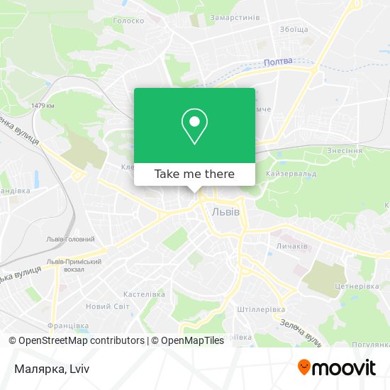 Малярка map