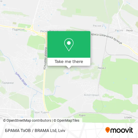 Карта БРАМА ТзОВ / BRAMA Ltd
