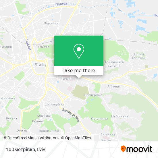 100метрівка map