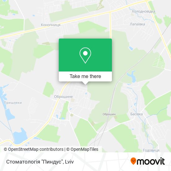 Стоматологія "Пиндус" map