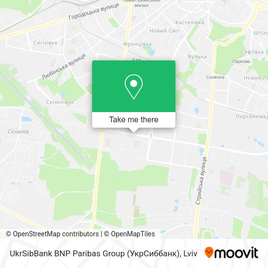 Карта UkrSibBank BNP Paribas Group (УкрСиббанк)