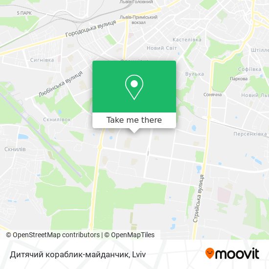 Дитячий кораблик-майданчик map