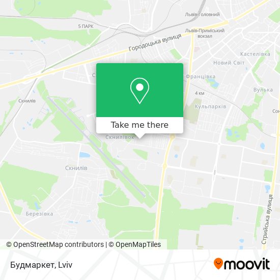 Будмаркет map